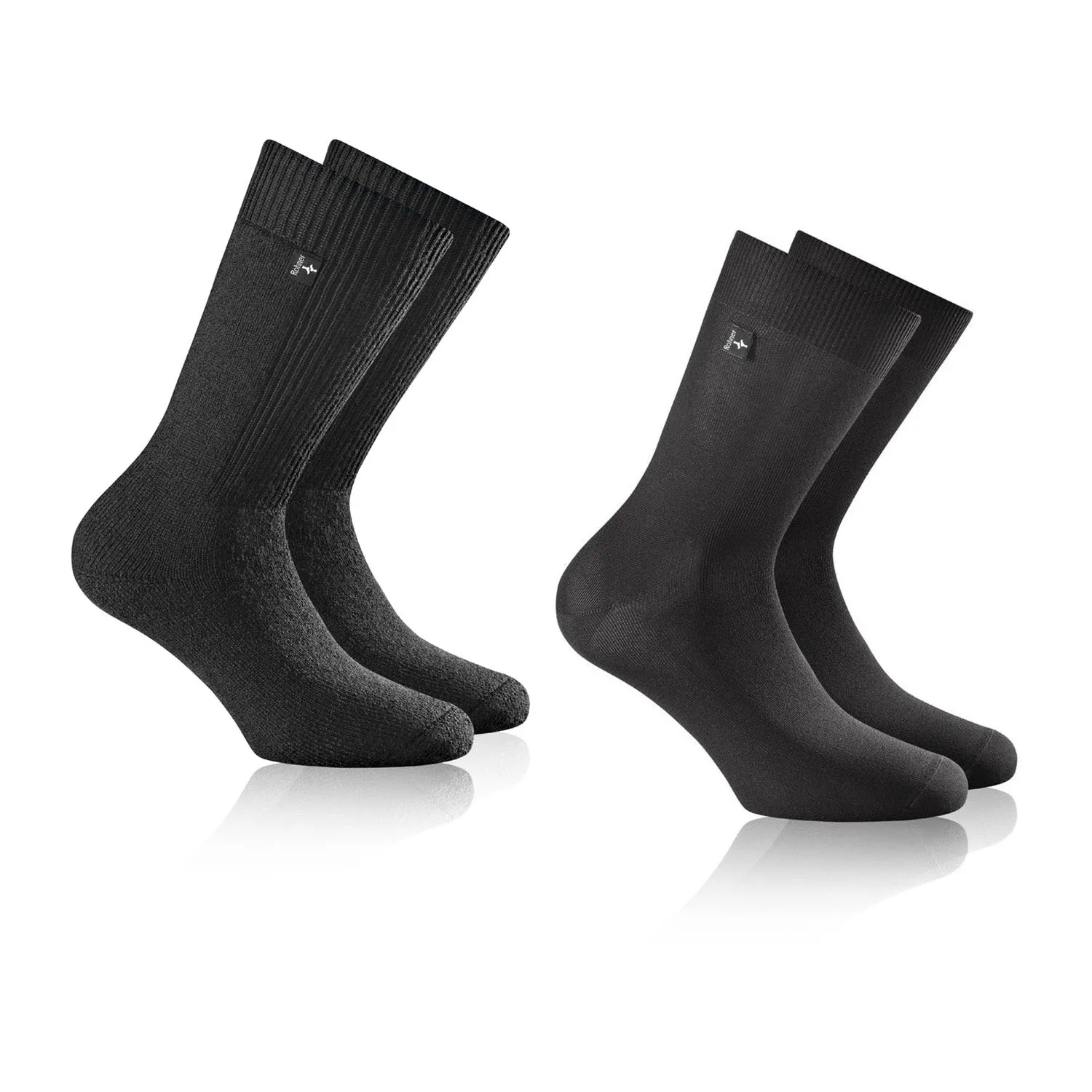Winter RS Starter-Kit: schwarze Army Working und dünne Protector Plus Socken